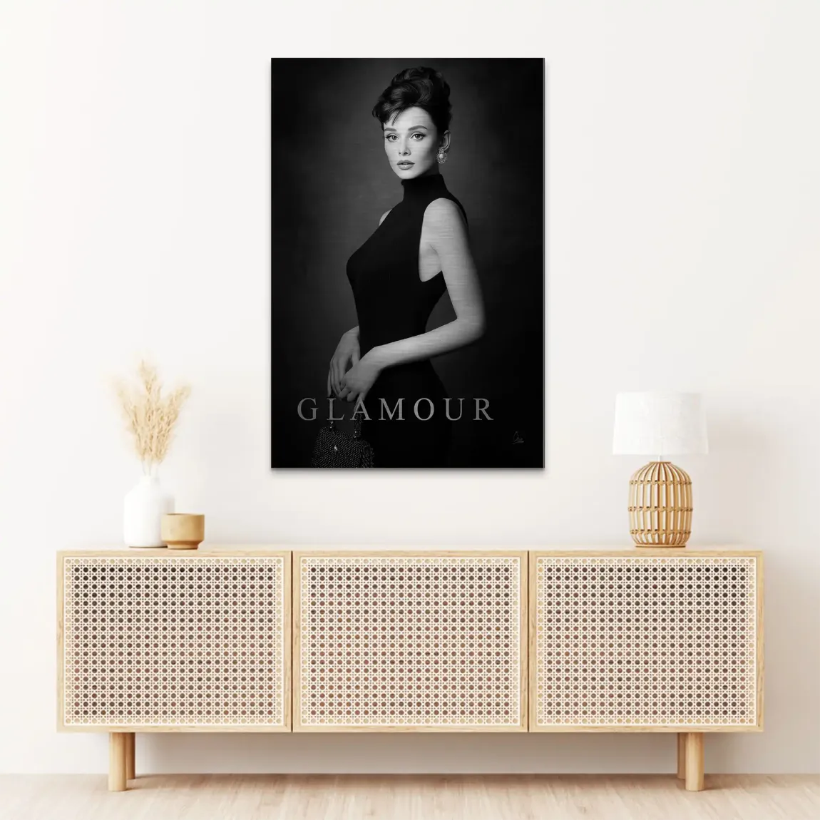 Audrey Glam Allure Alu Dibond Bild gebürstet