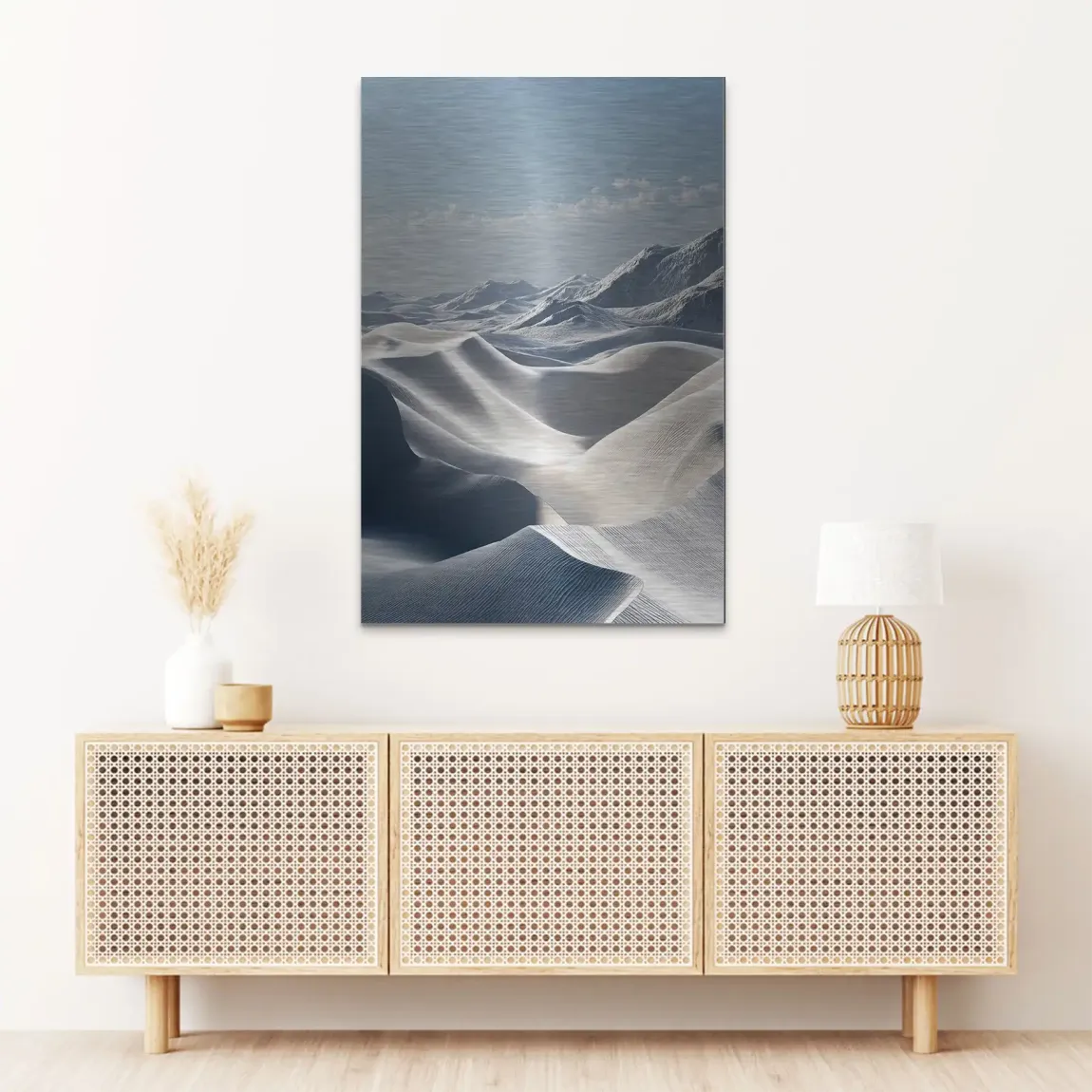 Ewige Wüste Alu Dibond Bild gebürstet
