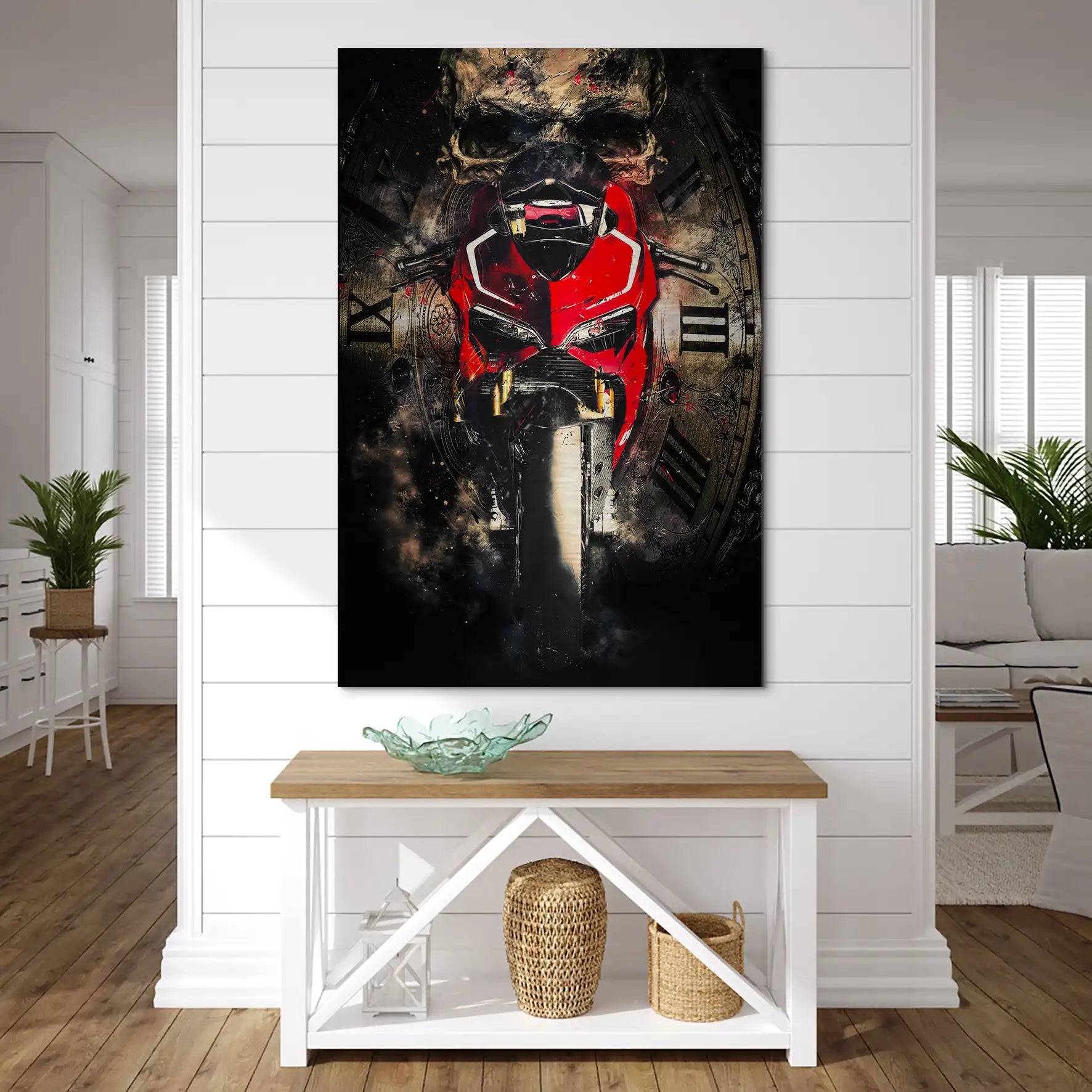 Ducati Totenkof AluDibond Gebürstet INGALERIE