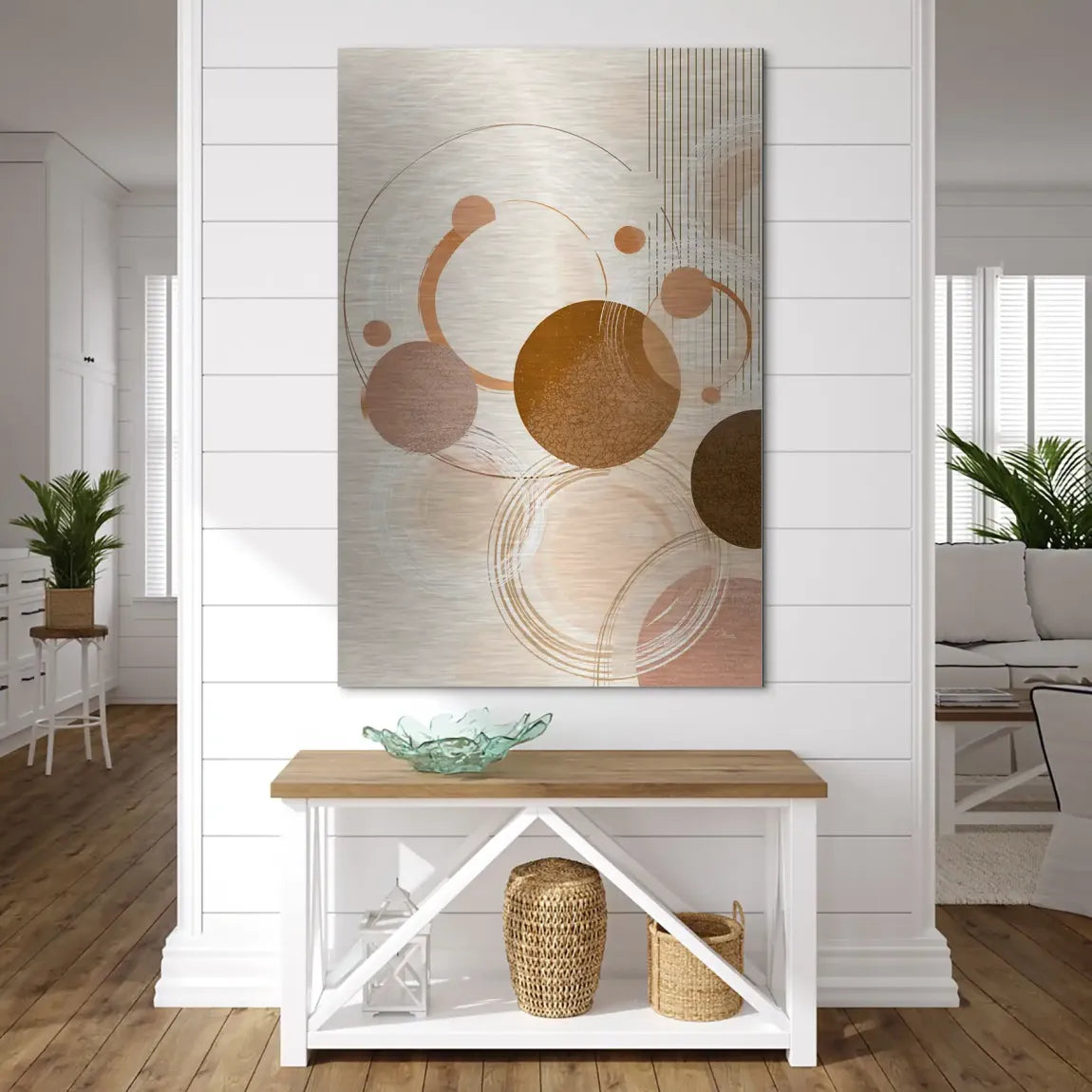 Circles of Timeless Alu Dibond Bild gebürstet INGALERIE