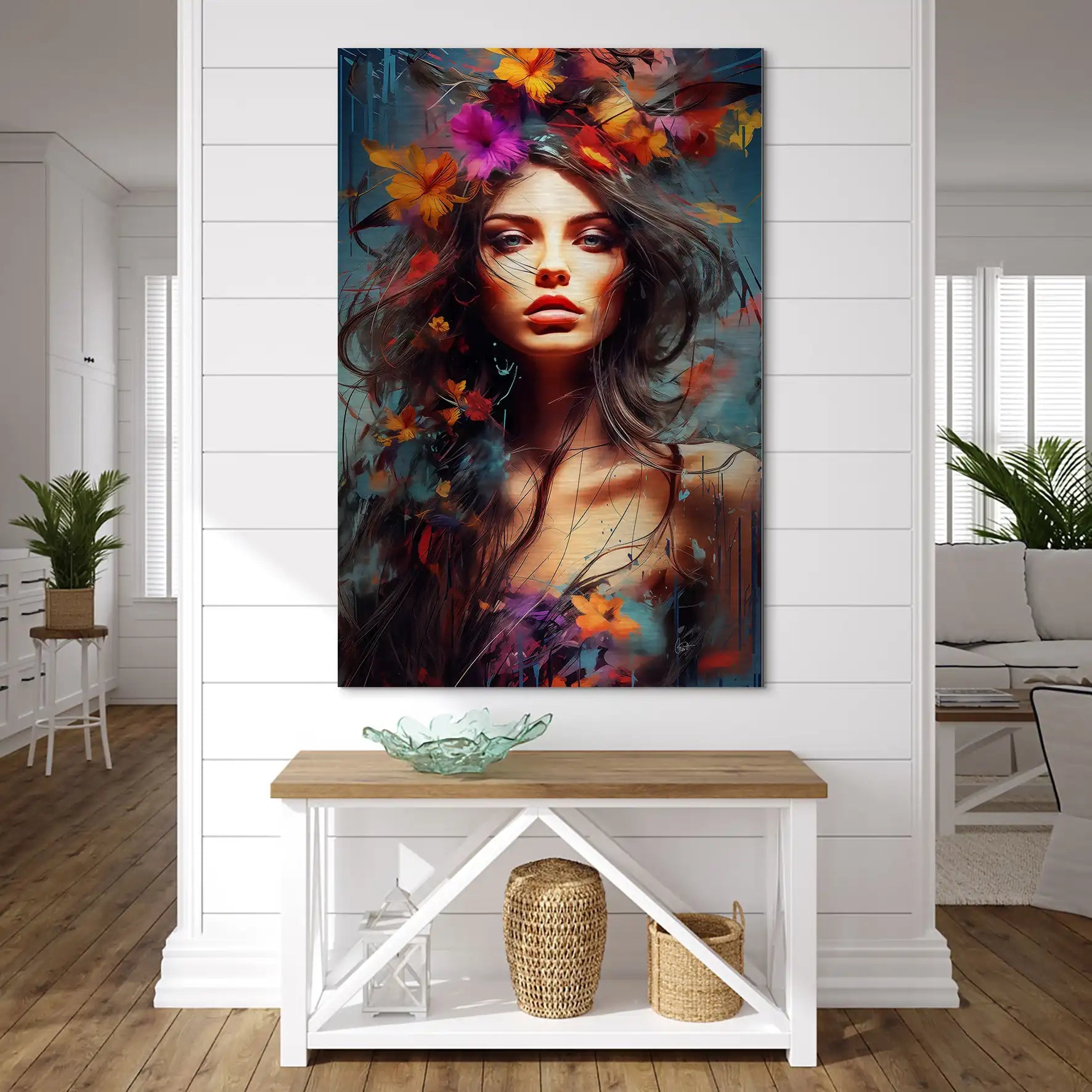 Beauty Art Abstrakt Alu Gebürstet Bild INGALERIE