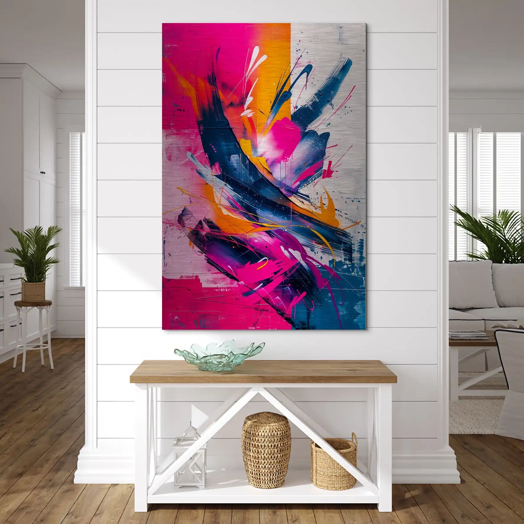 Abstrakt Nr.23 Alu Gebürstet Bild INGALERIE