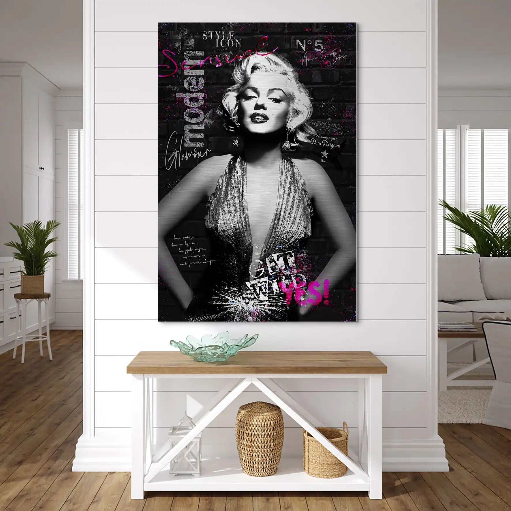 Marilyn Get Wild AluDibond Gebürstet INGALERIE