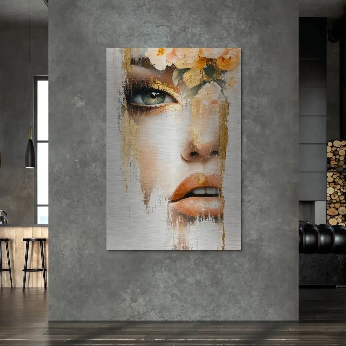 Beauty Abstrakt Nr.3 AluDibond Gebürstet INGALERIE