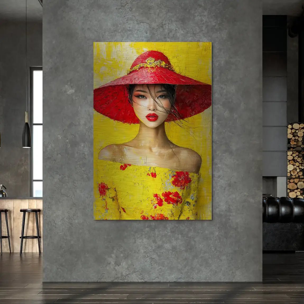 Asia Queen Alu Gebürstet Bild INGALERIE