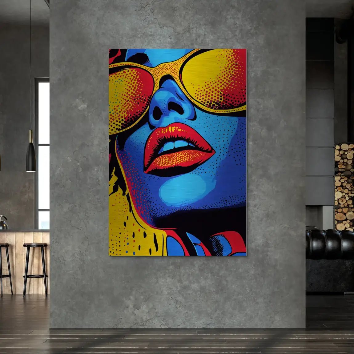 In the Sun Pop Art AluDibond Gebürstet INGALERIE