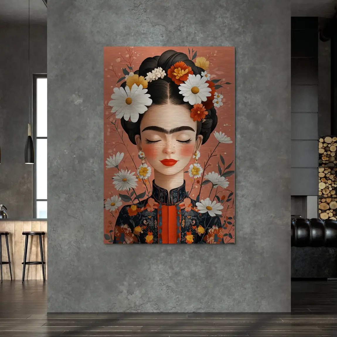 Frida Flower Nr.3 AluDibond Gebürstet INGALERIE