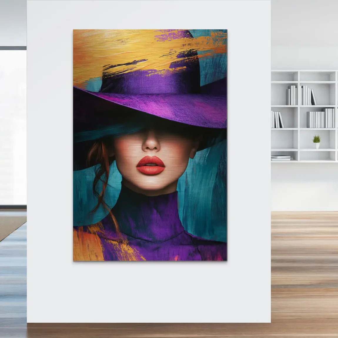 Queen of Color Alu Dibond Bild gebürstet INGALERIE
