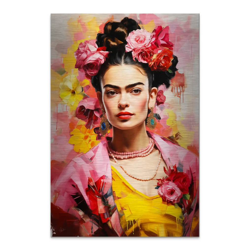 Beauty Frida Alu Gebürstet Bild INGALERIE