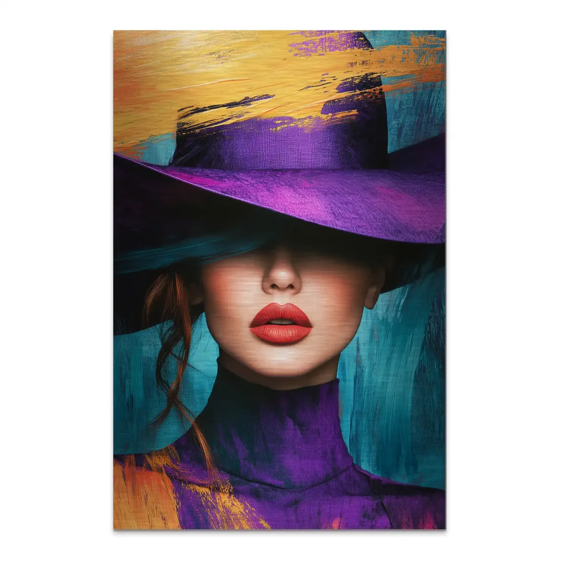 Queen of Color Alu Dibond Bild gebürstet INGALERIE