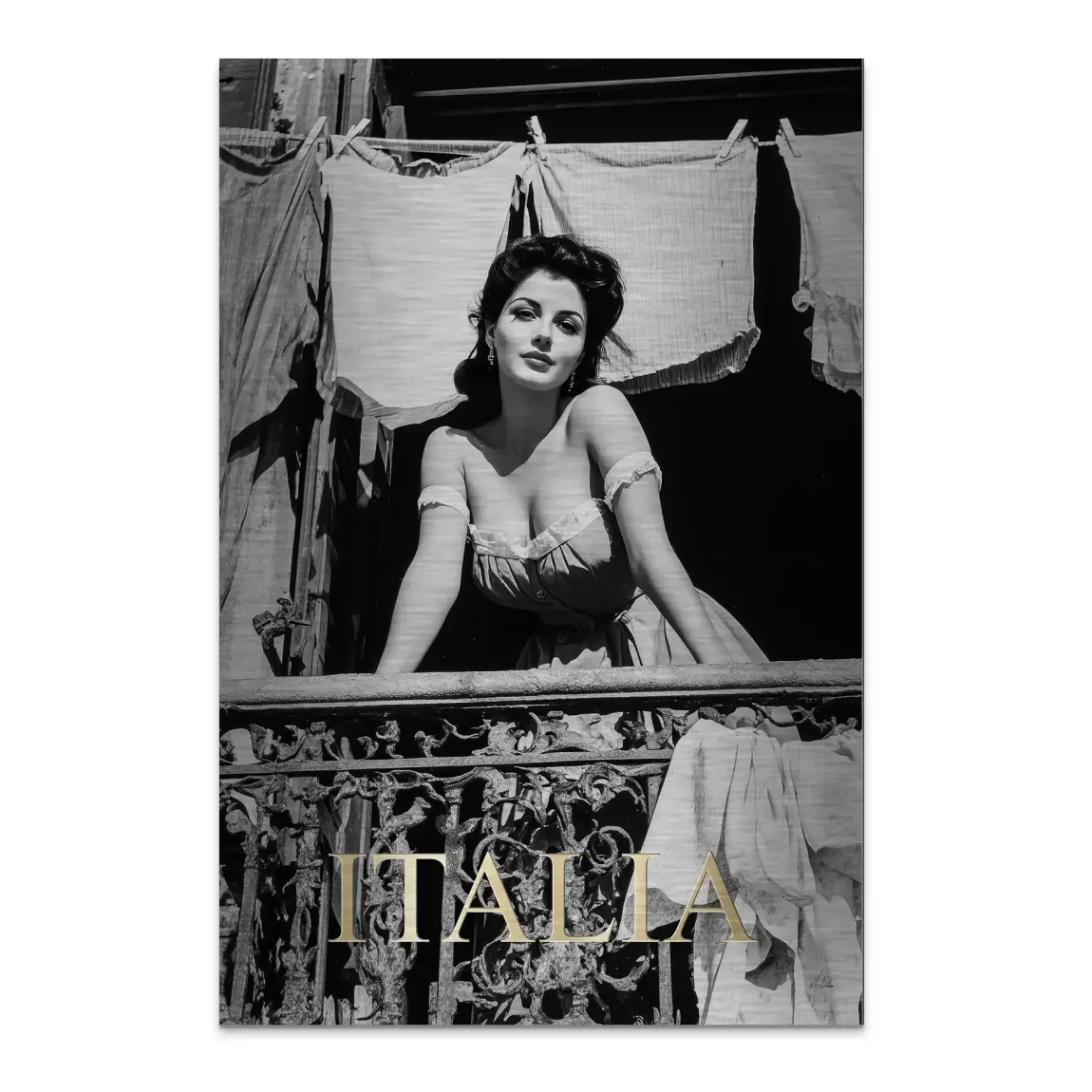 Bella Donna Noir Alu Dibond Bild gebürstet