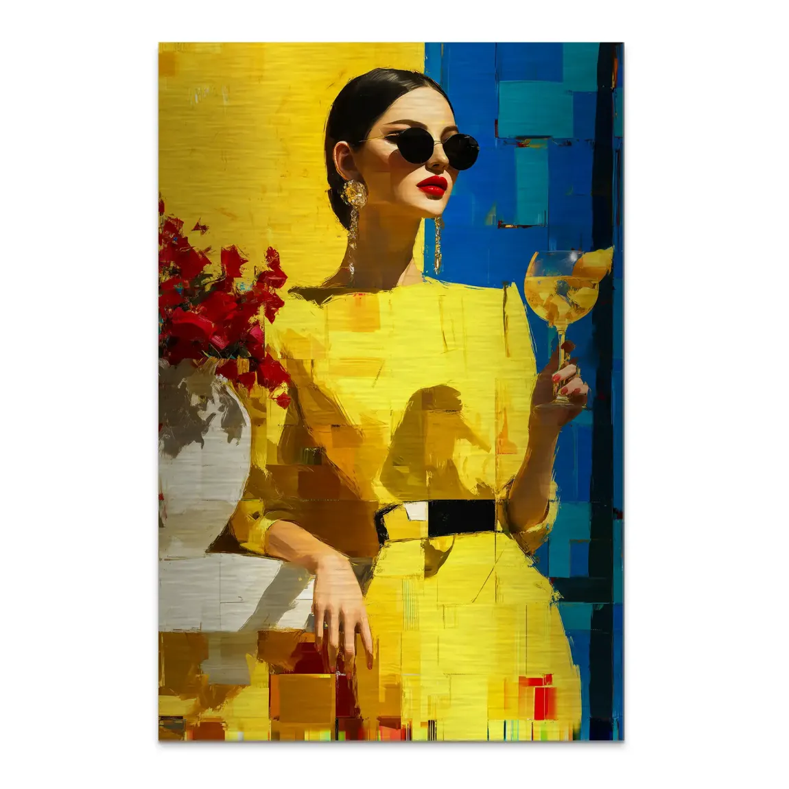 Riviera Elegance Alu Dibond Bild gebürstet INGALERIE