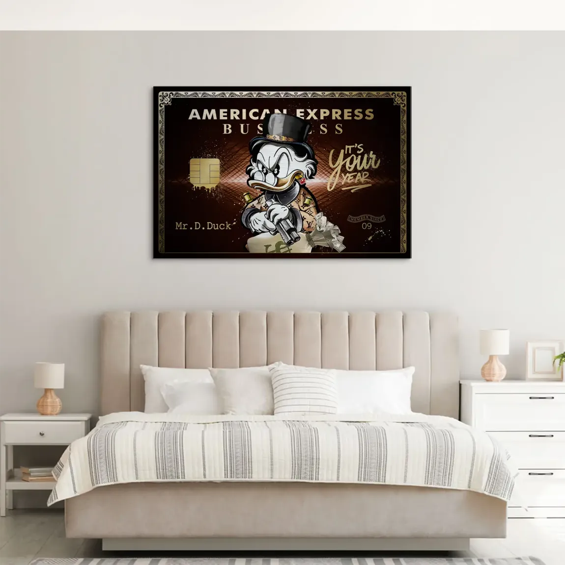 Dagobert Gold Business AluDibond Gebürstet