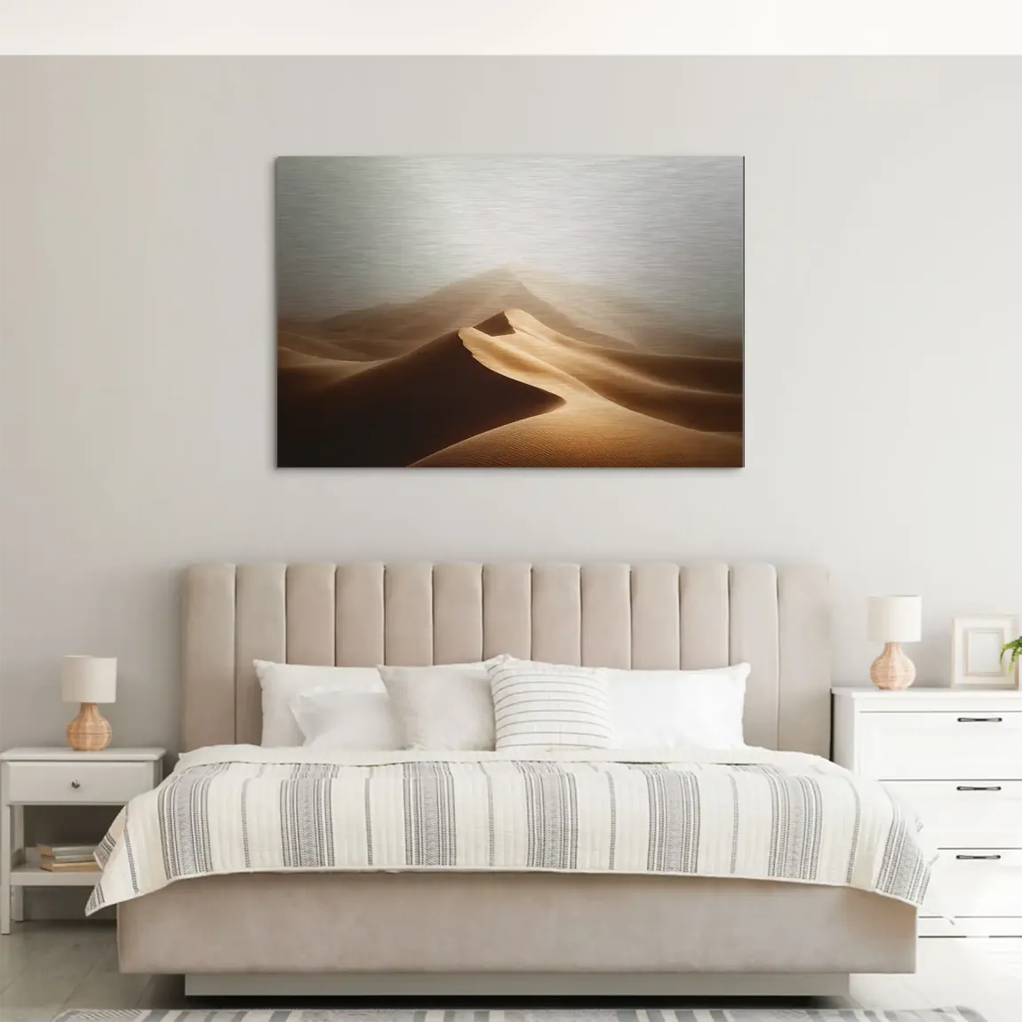 Wüstennebel AluDibond Gebürstet