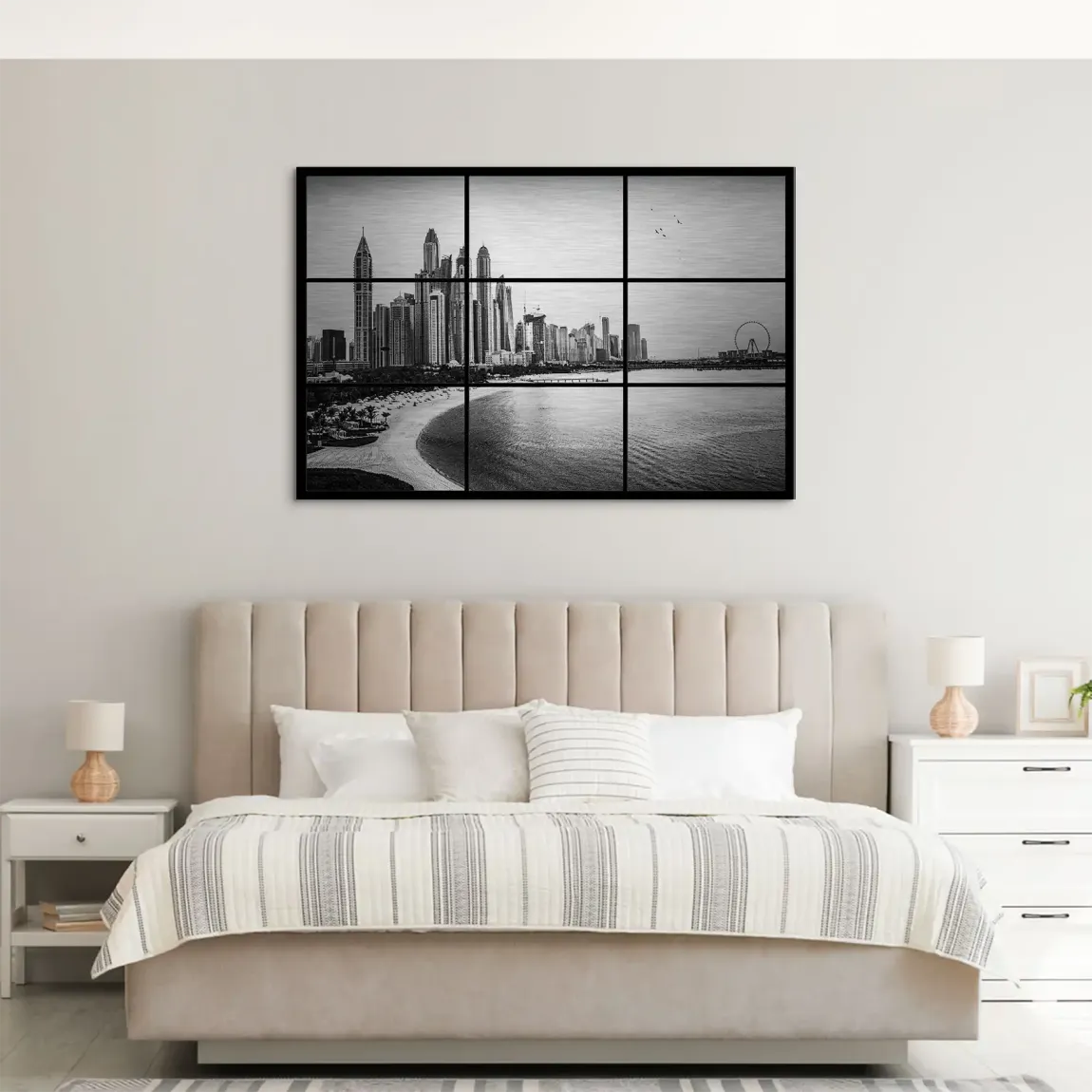 Dubai Noir Horizon AluDibond Gebürstet