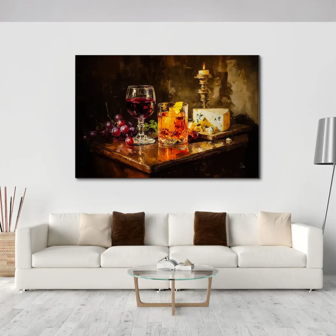 Wein & Genuss AluDibond Gebürstet