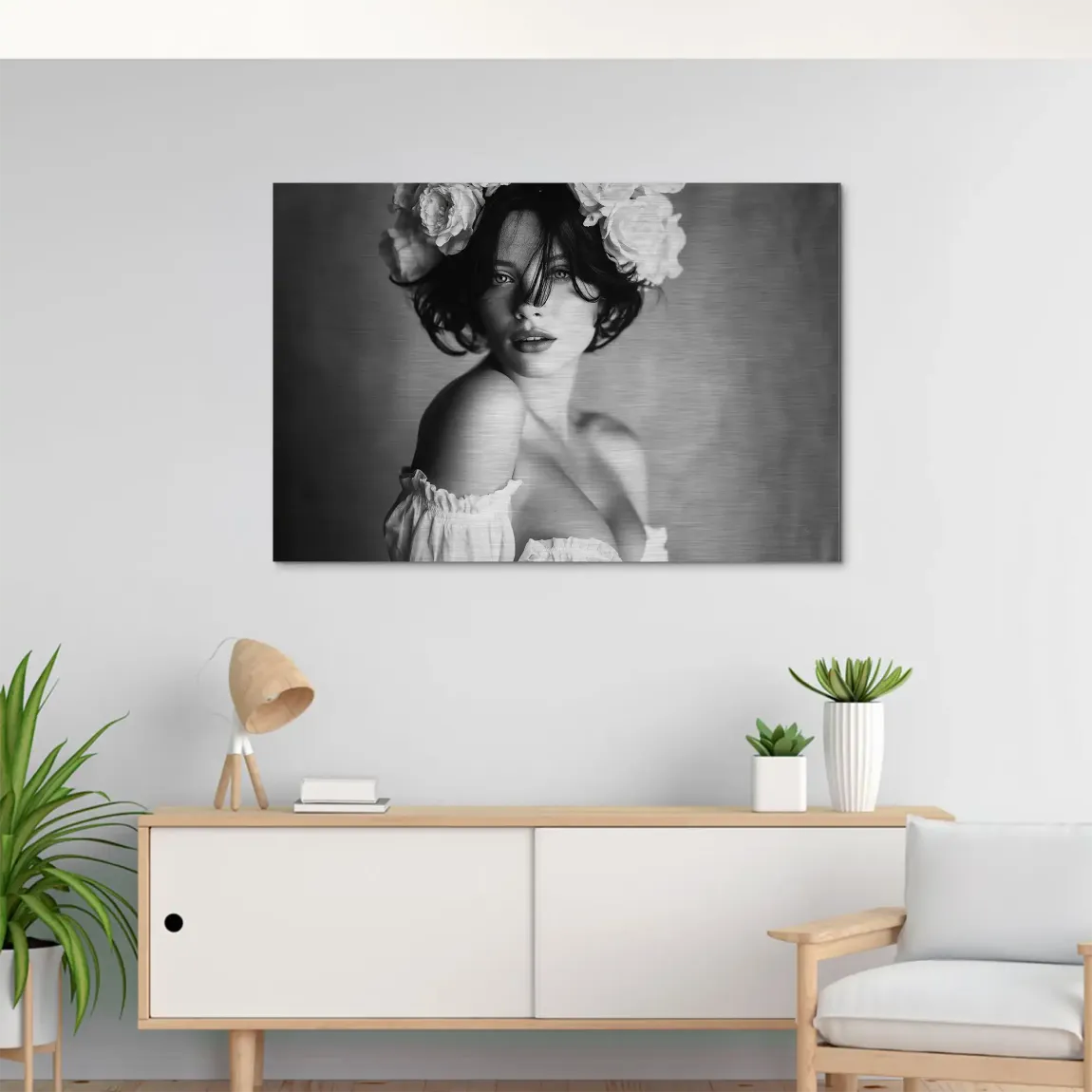 Whispered Roses Erotik Alu Gebürstet Bild