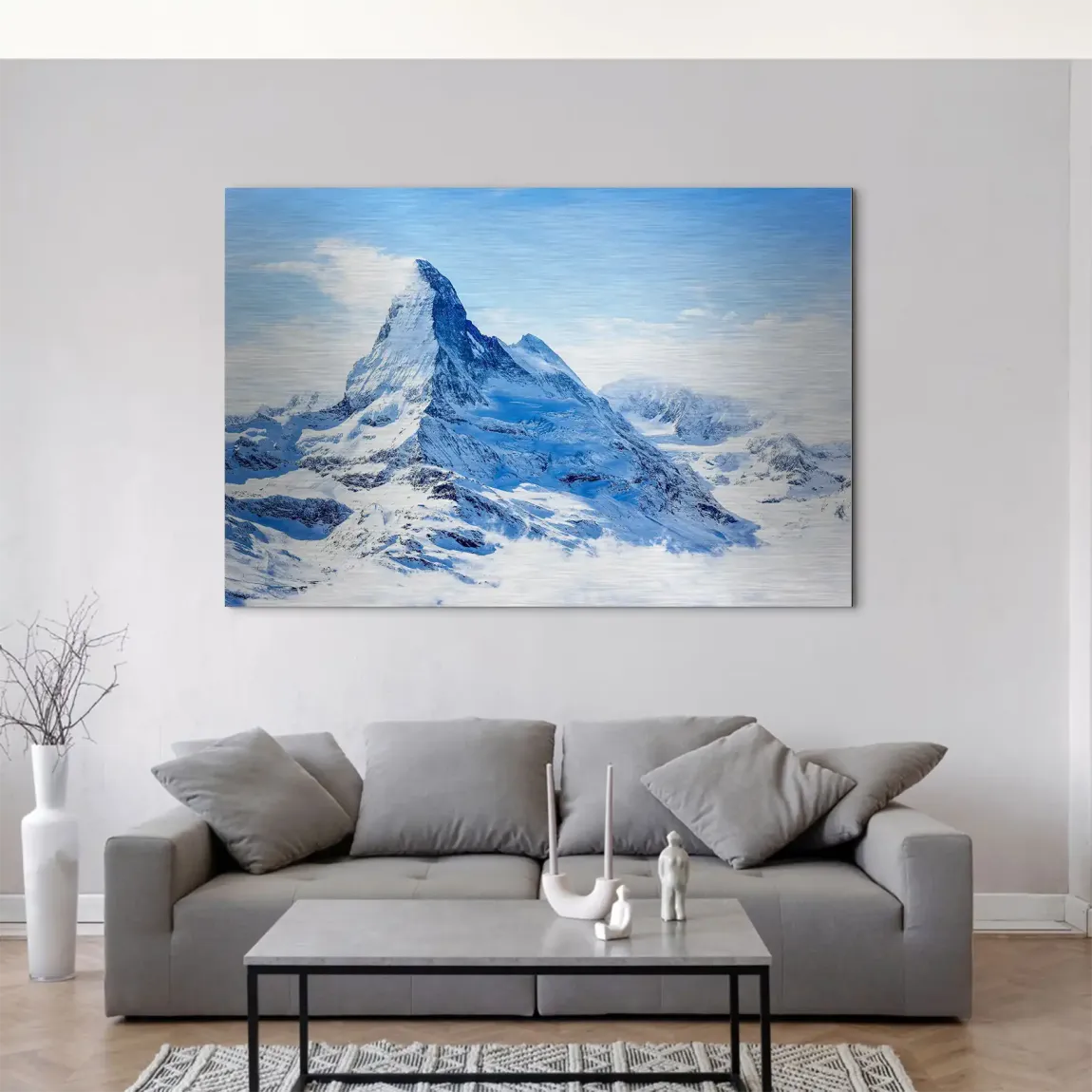 Matterhorn Summit of Light AluDibond Gebürstet