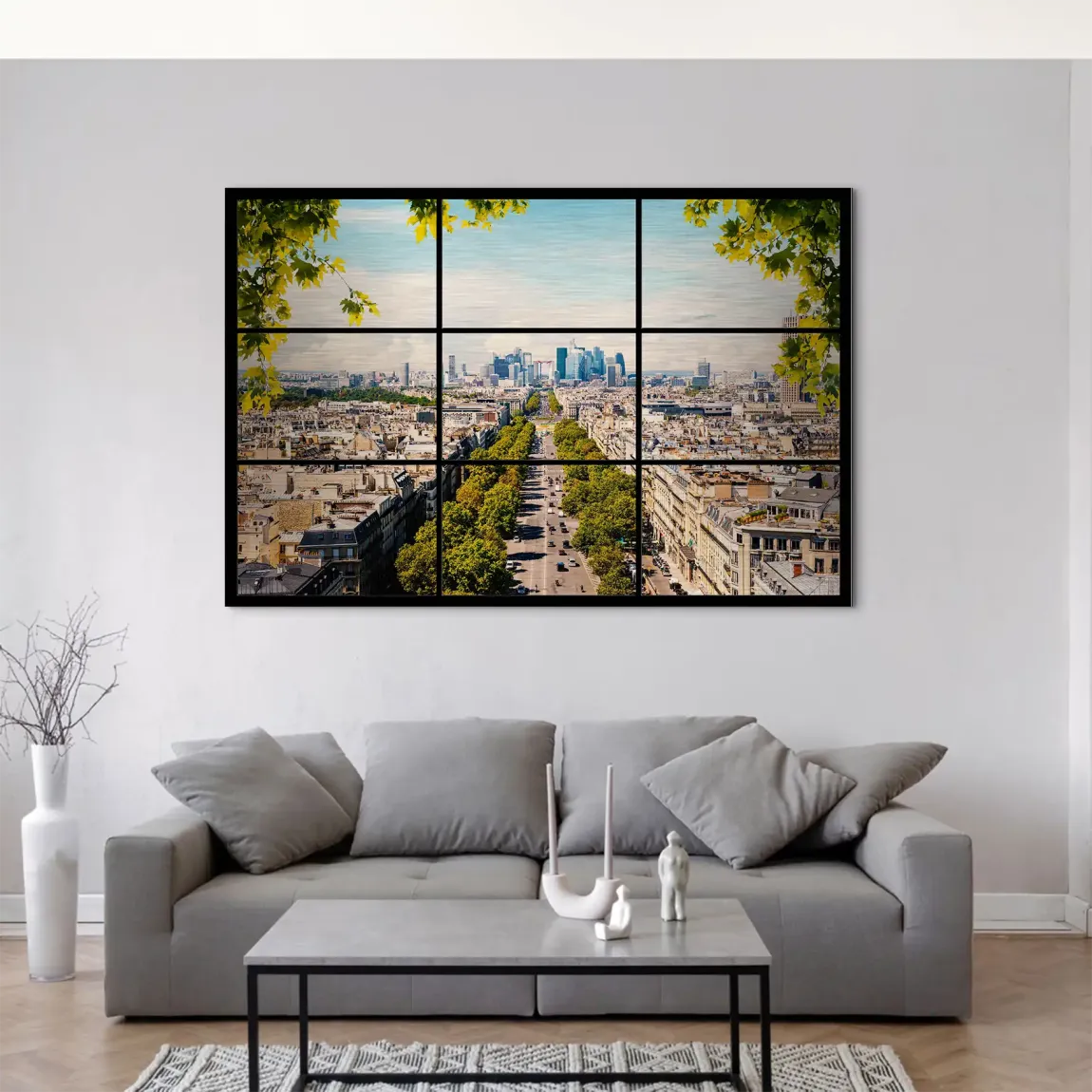 Paris Avenue AluDibond Gebürstet