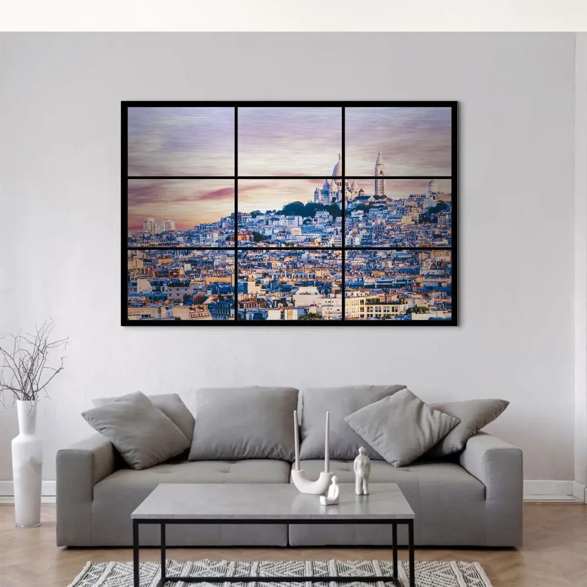 Paris Montmartre AluDibond Gebürstet