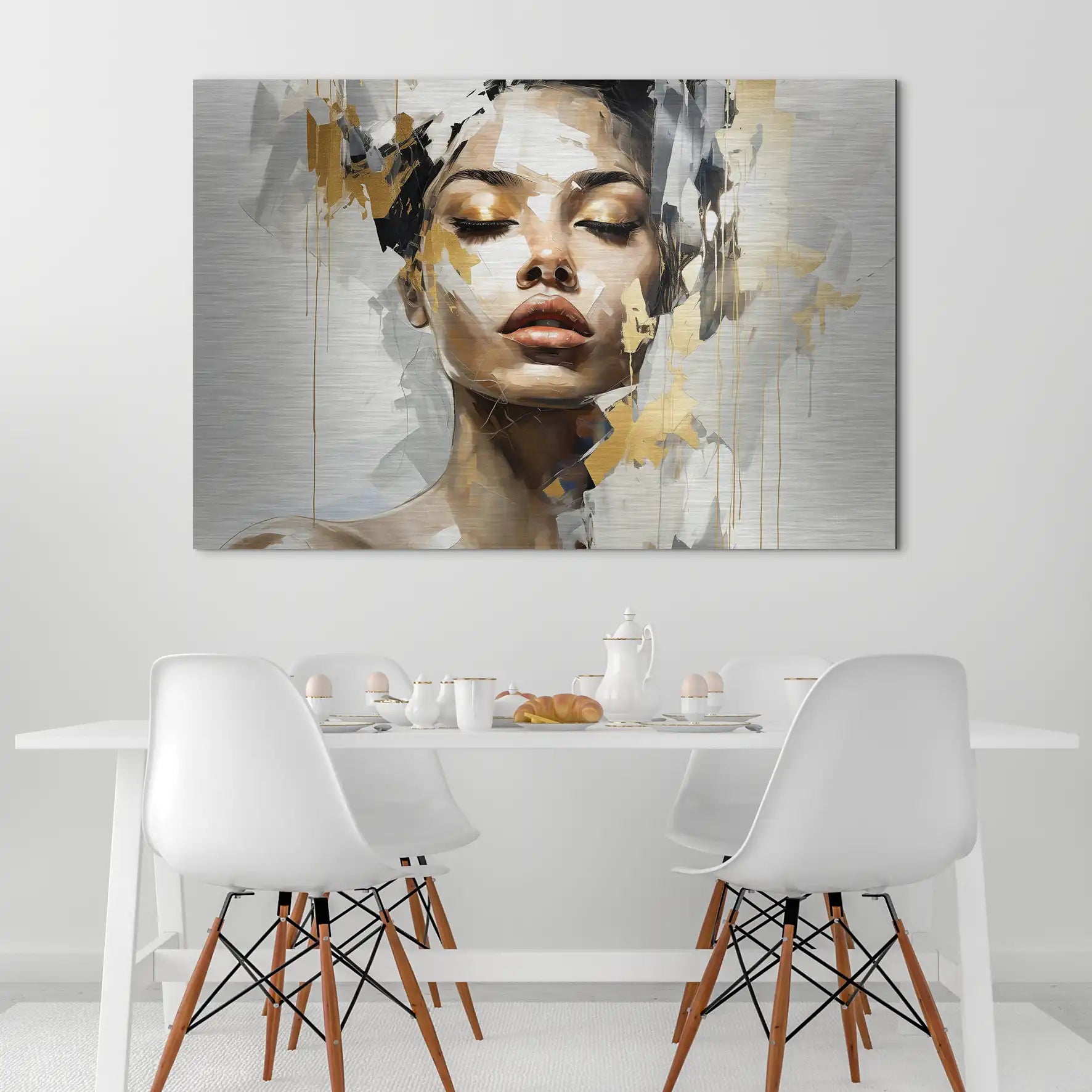 Golden Girl AluDibond Gebürstet INGALERIE