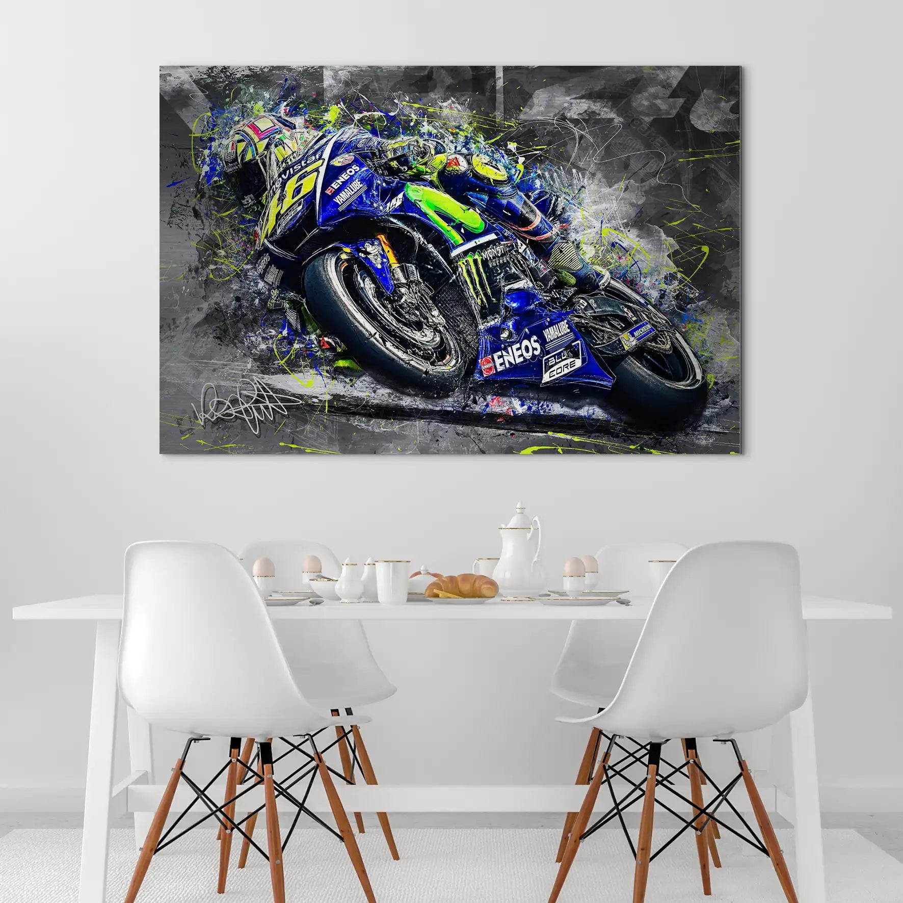 Yamaha Rossi Style AluDibond Gebürstet INGALERIE
