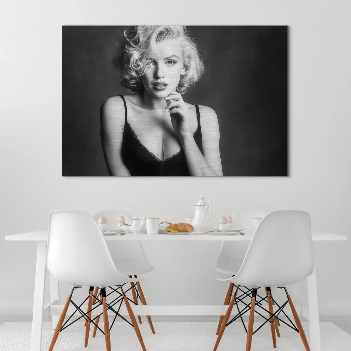 Marilyn Monroe Silent Erotik Alu Dibond Gebürstet INGALERIE