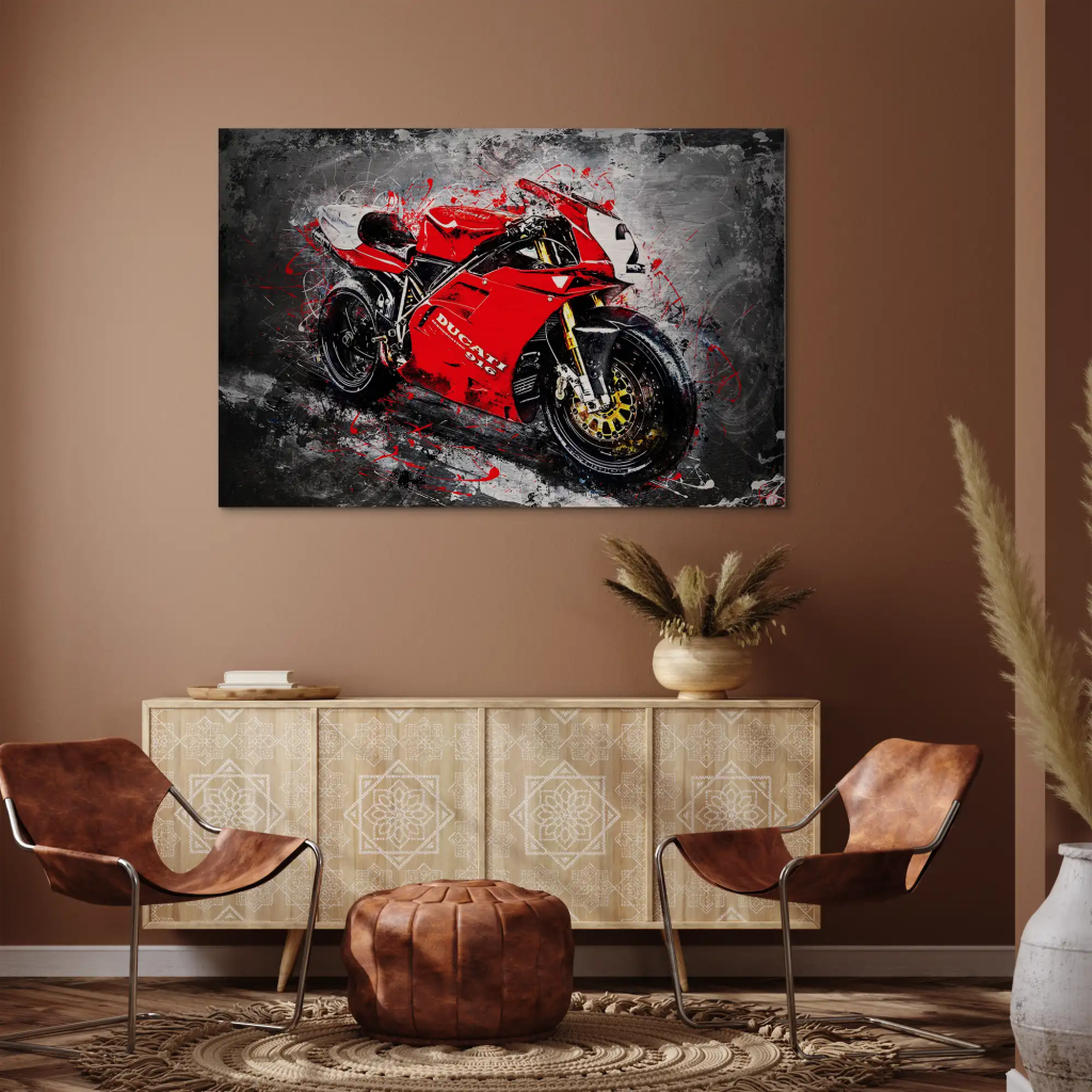 Ducati 916 Abstrakt AluDibond Gebürstet INGALERIE
