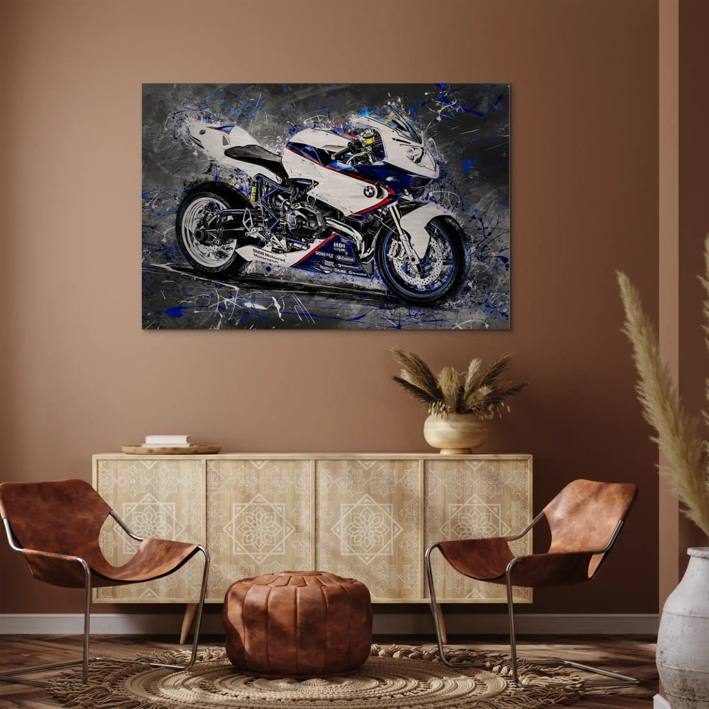 BMW HP2 Abstrakt Style Alu Gebürstet INGALERIE