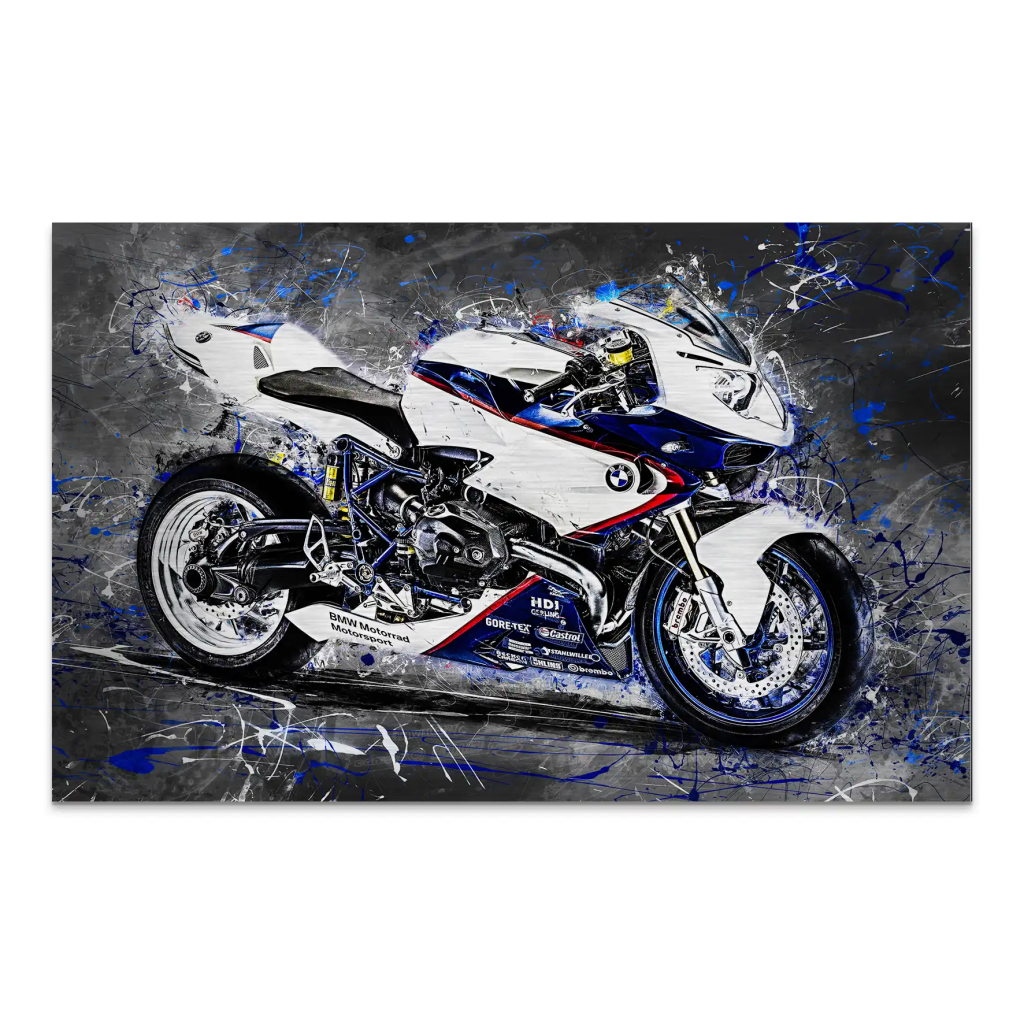 BMW HP2 Abstrakt Style Alu Gebürstet INGALERIE