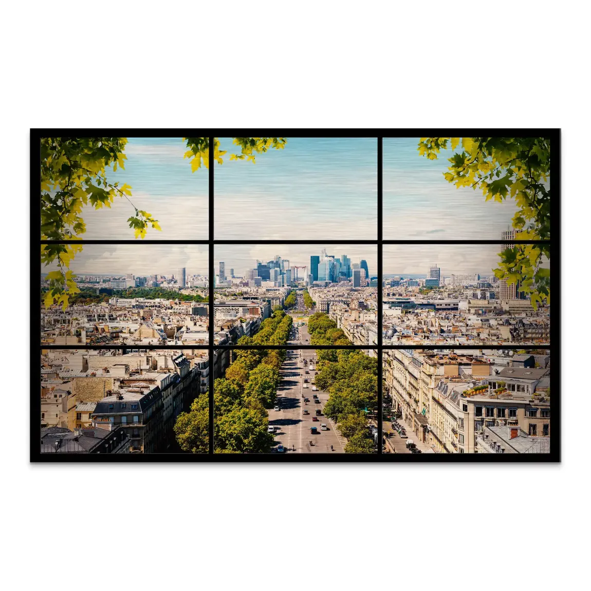 Paris Avenue AluDibond Gebürstet