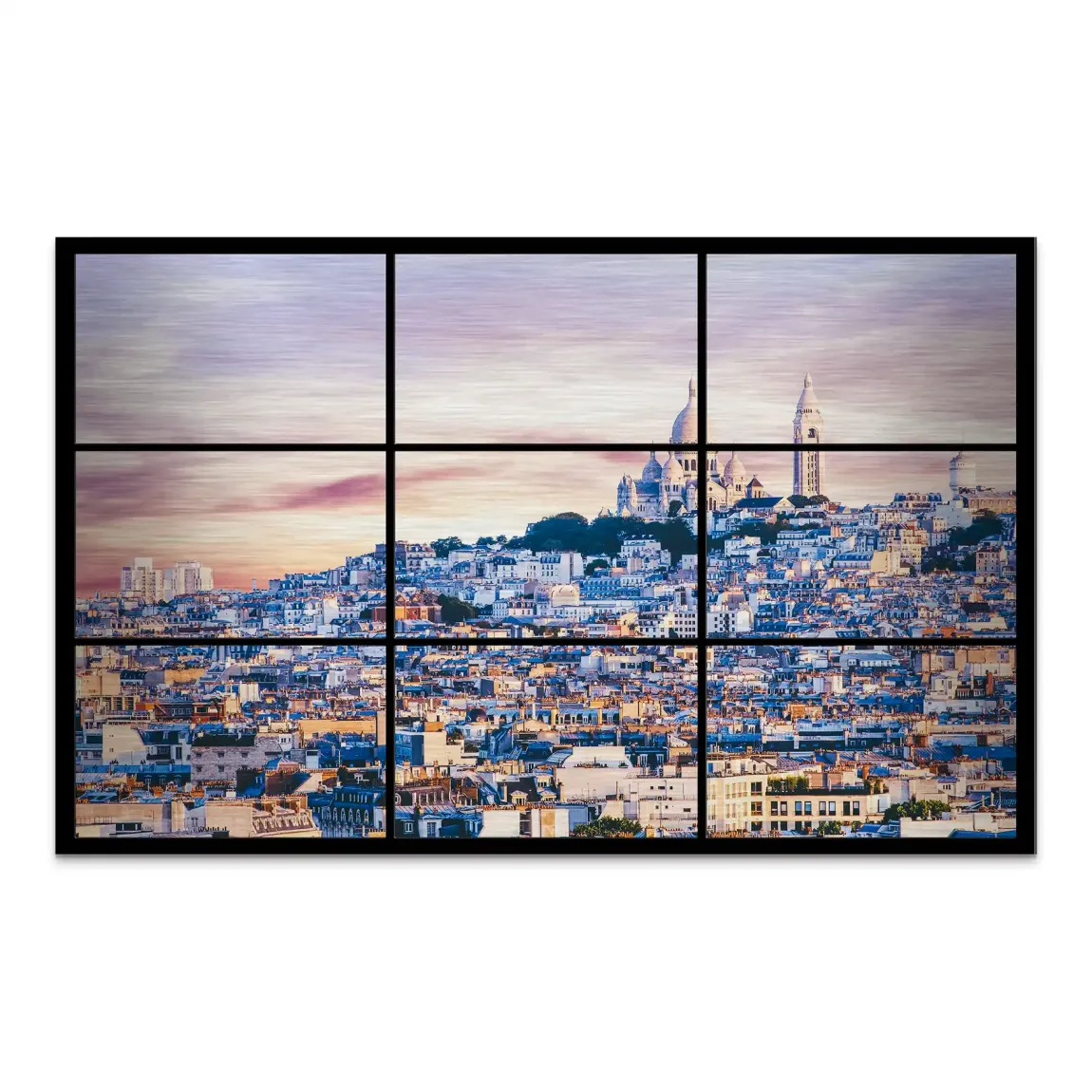 Paris Montmartre AluDibond Gebürstet