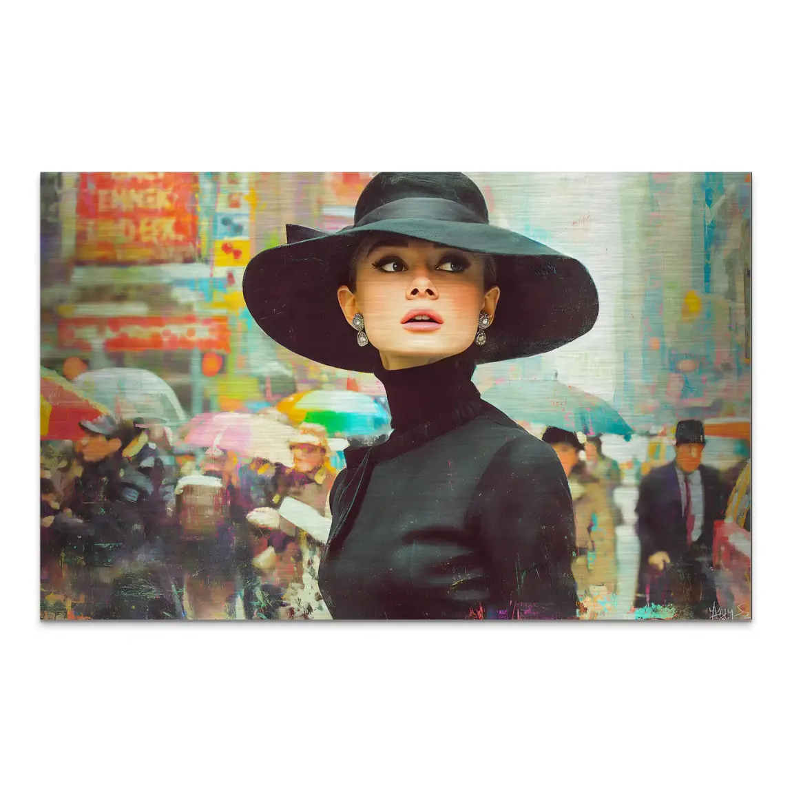 Audrey in New York Nr.2 AluDibond Gebürstet INGALERIE