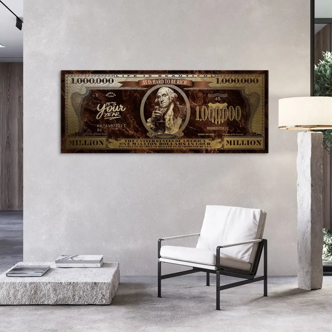 Gold Dollar George Washington Alu Gebürstet