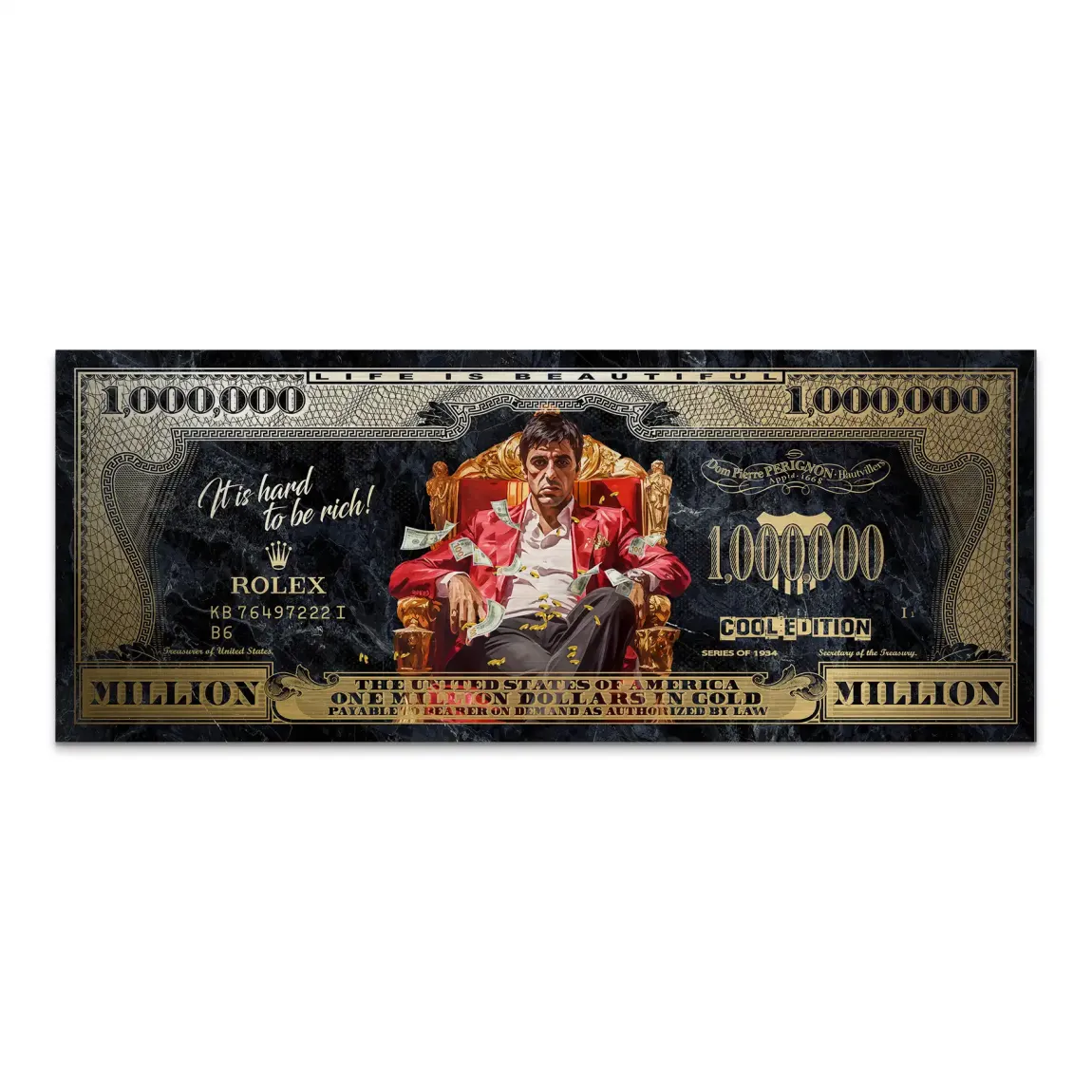 Scarface Million Dollar Alu Gebürstet