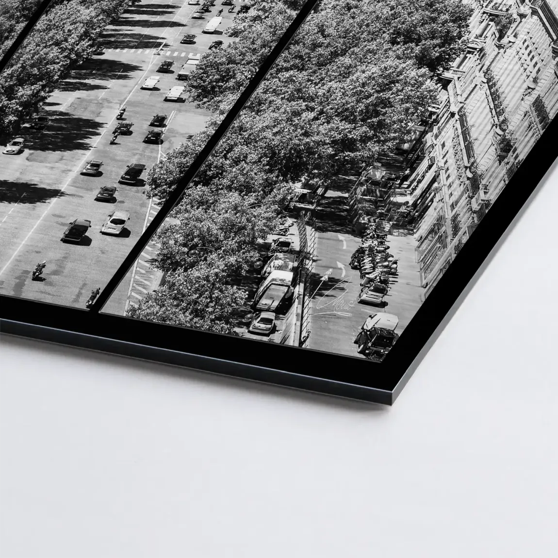 Skyline Avenue Paris Alu Gebürstet Bild