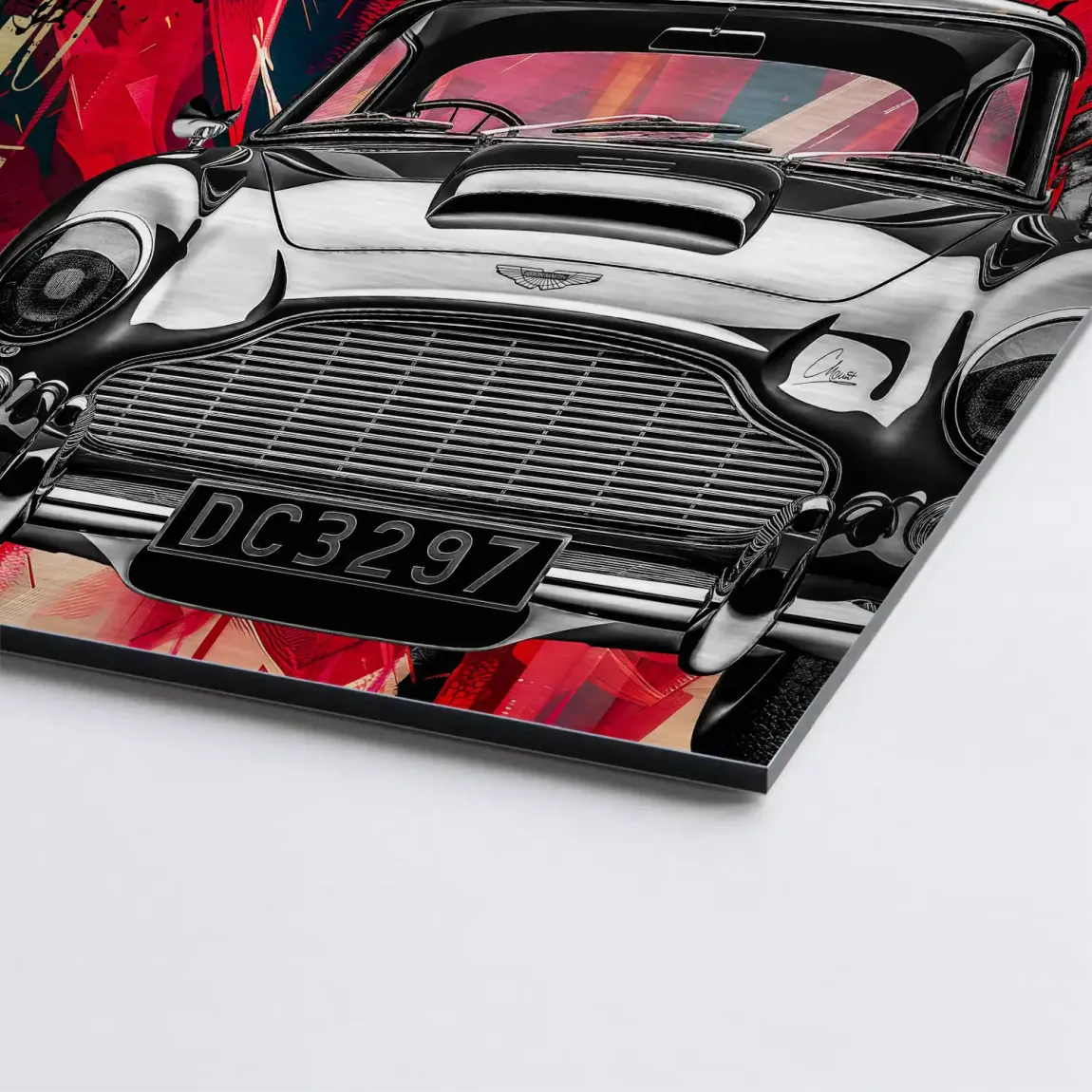 James Bond Vision London Alu Gebürstet Bild