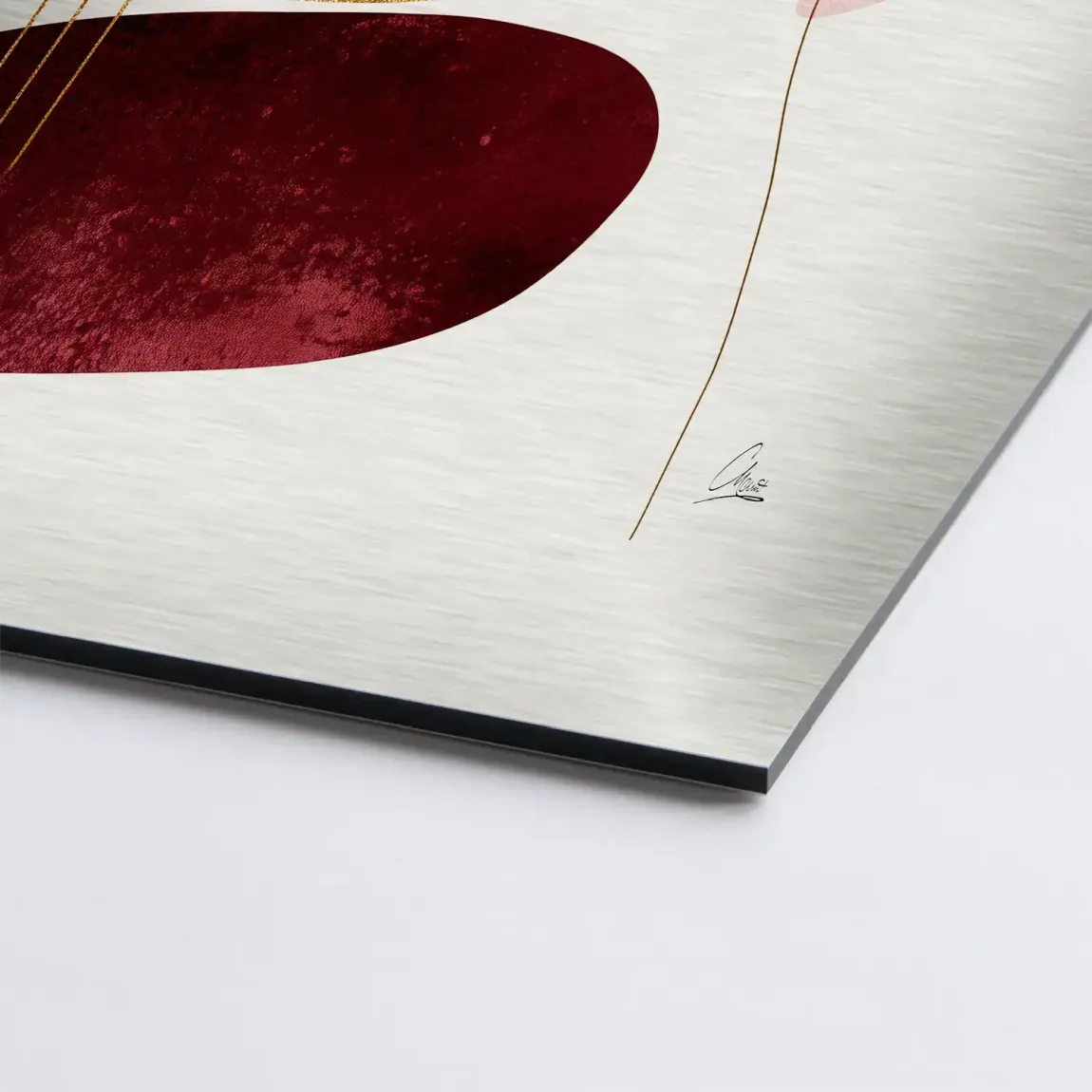 Velvet Shape Alu Gebürstet Bild