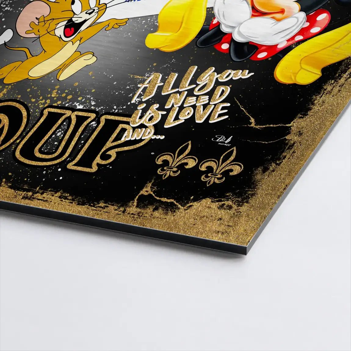 Micky Brillo Box Comic Art Alu Gebürstet INGALERIE