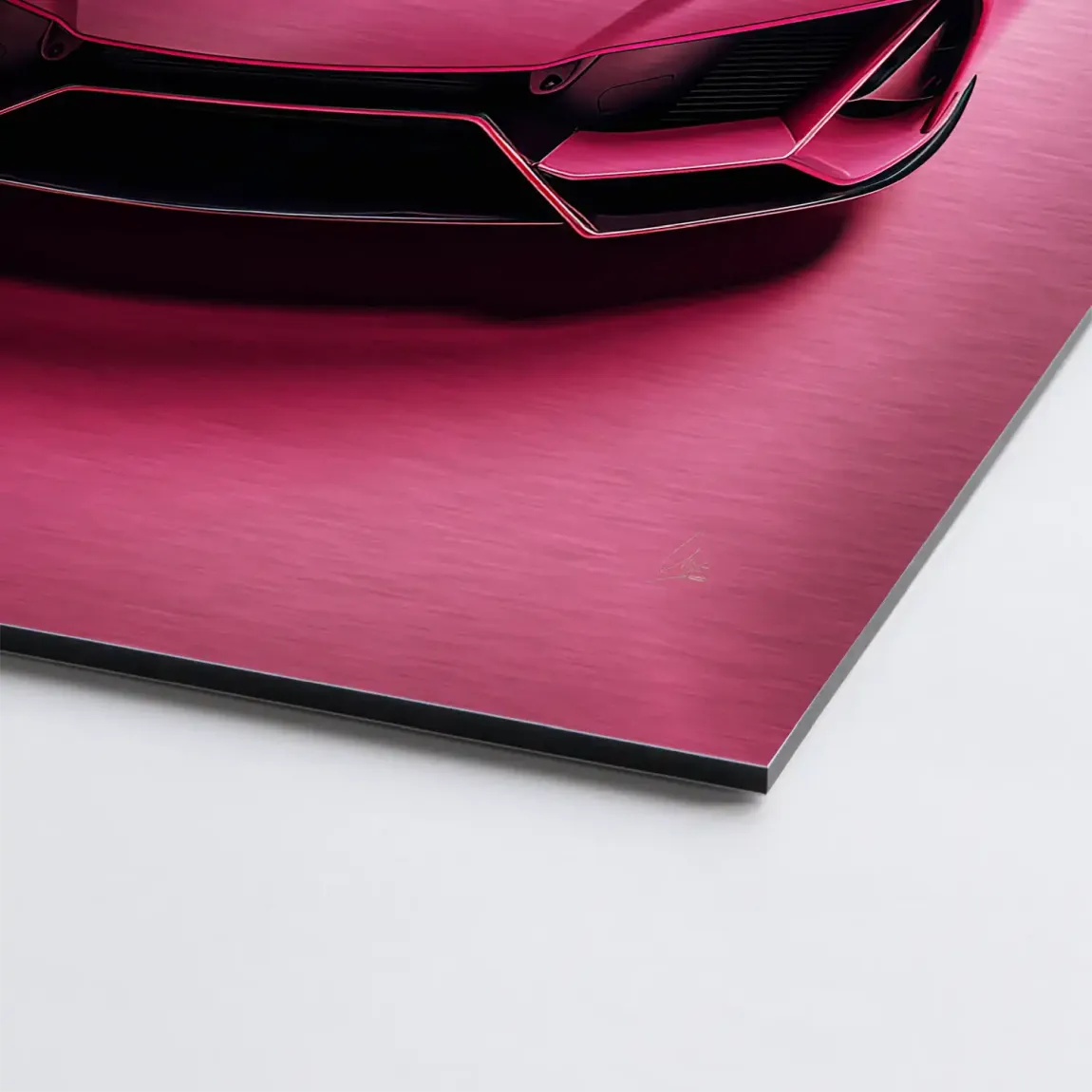 Pink Speed Lambo Alu Gebürstet Bild