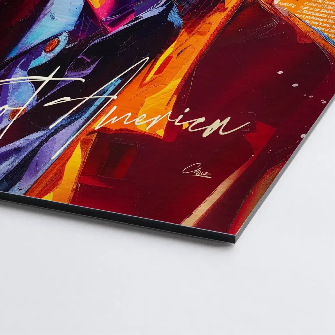 Bowie America Pop Art Aludibond Gebürstet INGALERIE