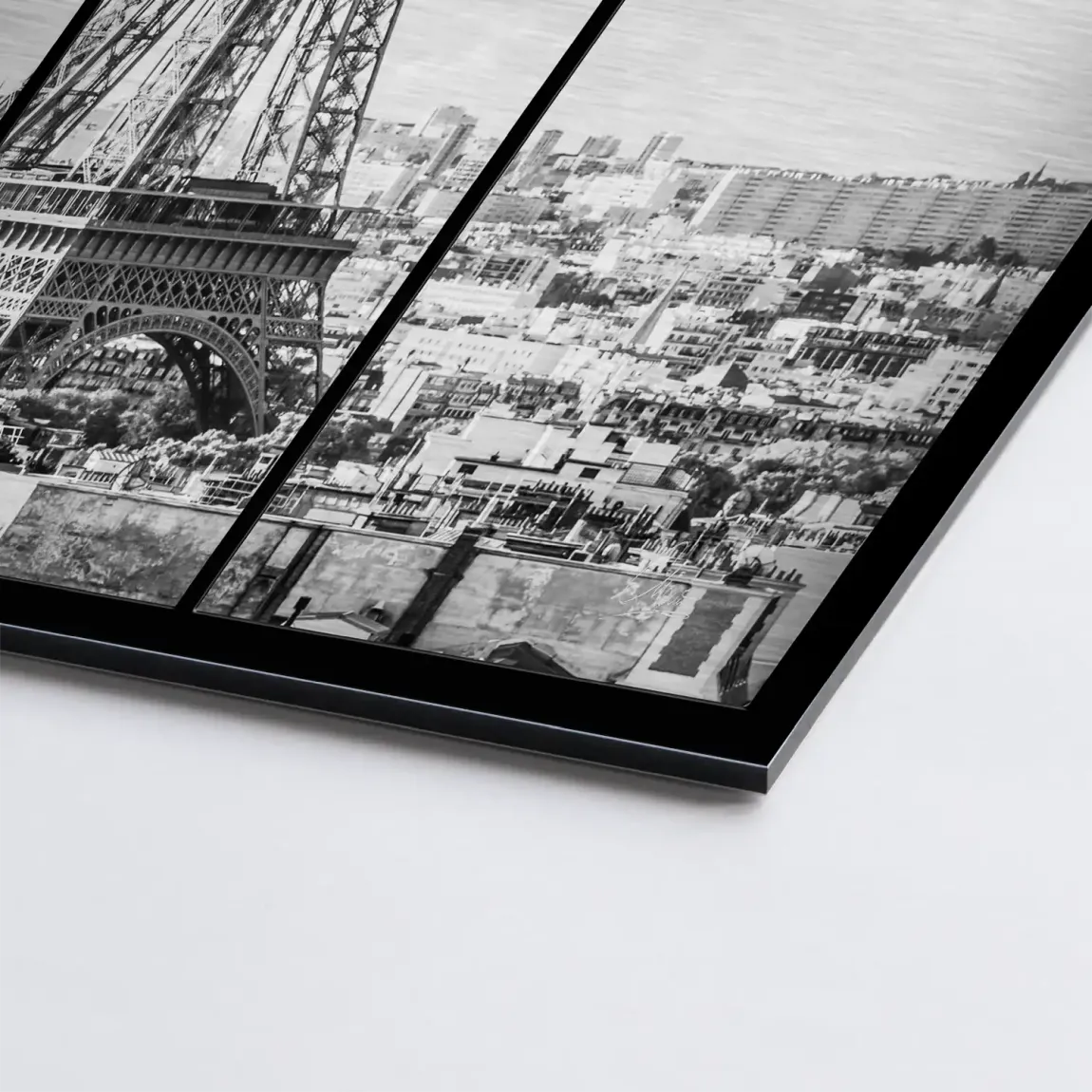 Paris Skyline View Alu Gebürstet Bild