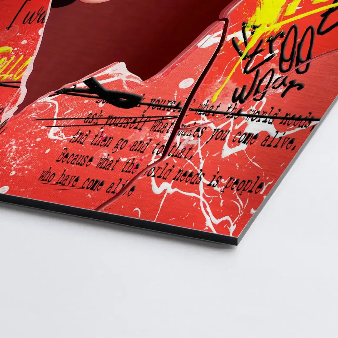 Charming Smile Micky Mouse Aludibond Gebürstet INGALERIE