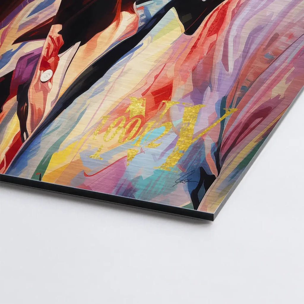 Bowie Abstrakt Style Aludibond Gebürstet INGALERIE