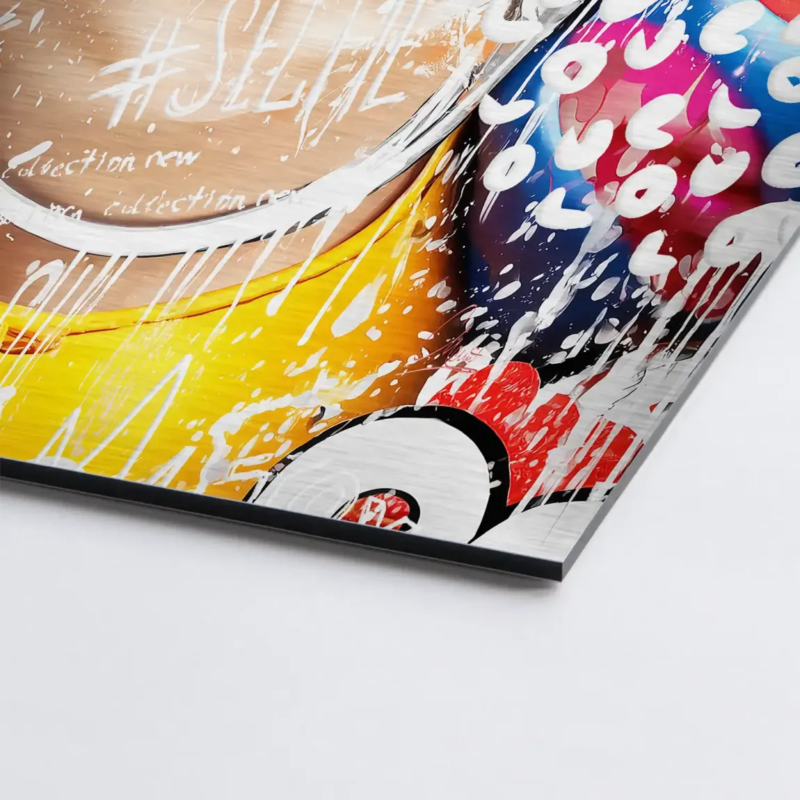 Schneewittchen Pop Art Queen Alu Gebürstet Bild