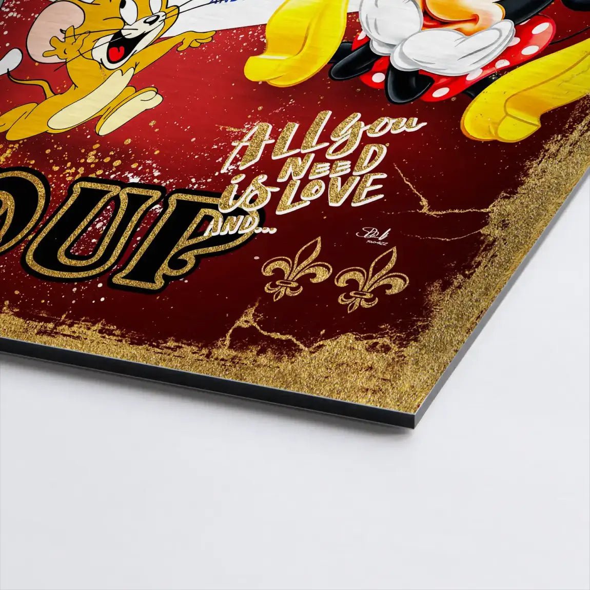 Micky Brillo Box Red Style Alu Gebürstet INGALERIE