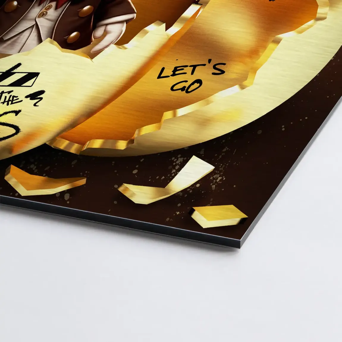 Money Master Dagobert Duck Alu Gebürstet Bild