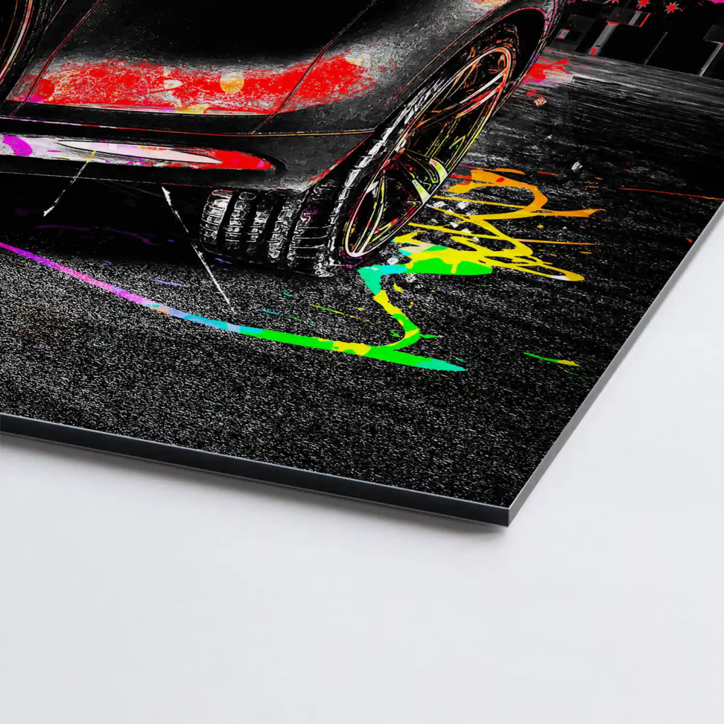 BMW M2 Pop Art Style Alu Gebürstet INGALERIE