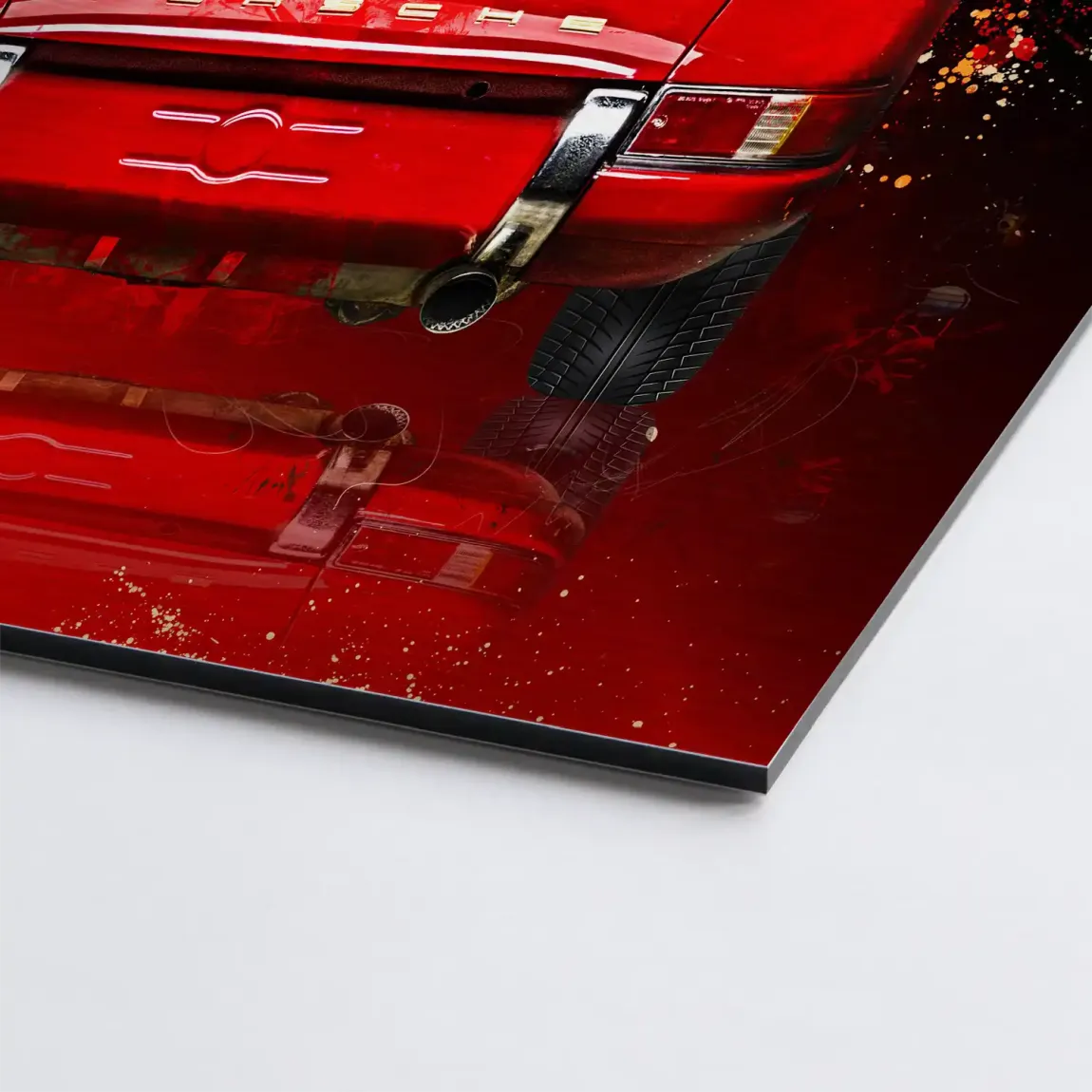 Red Legend 911 Retro Alu Gebürstet Bild