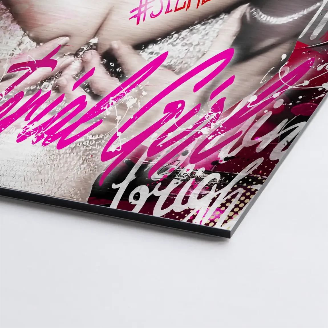 Pop Queen Vibes Alu Gebürstet Bild